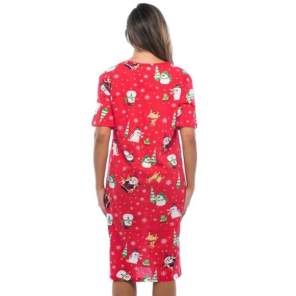 Just Love 4360-10003-S Short Sleeve Nightgown Sleep Dress for Women Sleepwear,